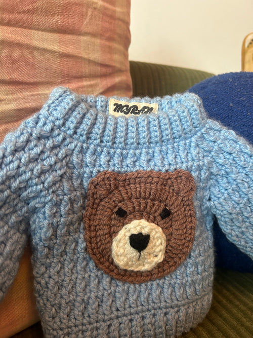 Långärmad tröja - Blå